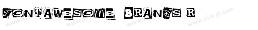 FontAwesome6Brands R字体转换
